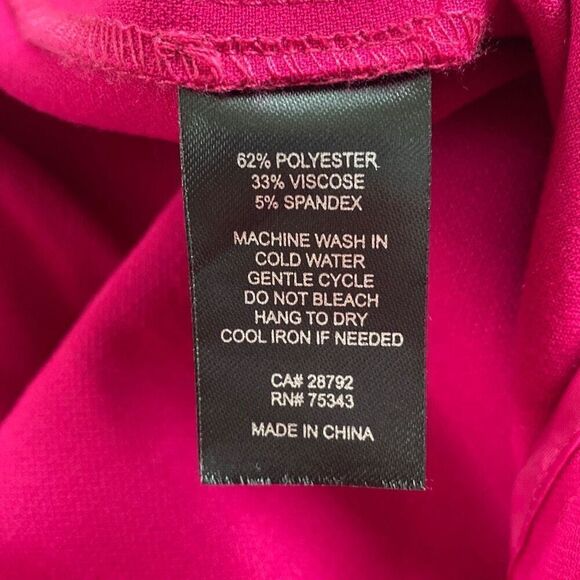 Christian Lacroix NWT Matching Set Wide Leg AvantGarde Clerical Barbie HotPink L - Picture 9 of 13